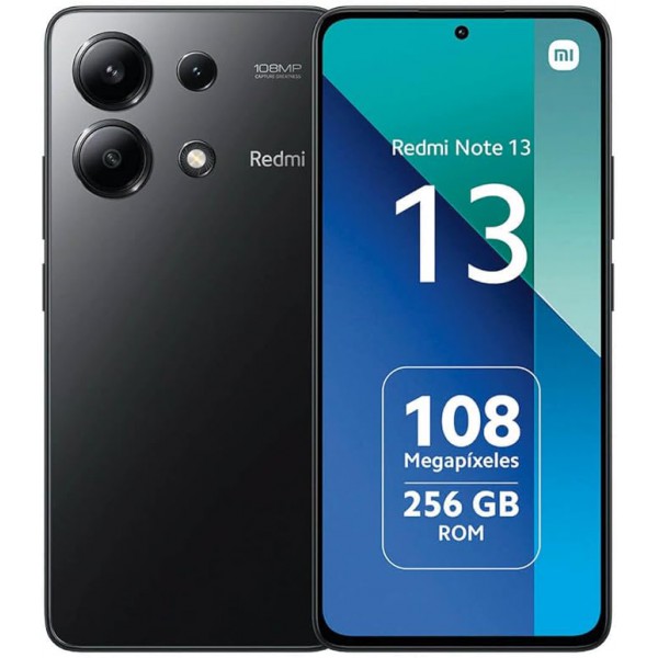 Smartphone Xiaomi Redmi Note 13 8+256G 4G Global Version Preto Black